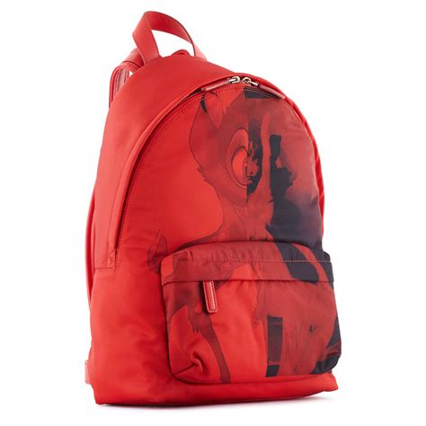 givenchy bambi nylon backpack red|GIVENCHY Nylon Bambi Print Nano Backpack Red.